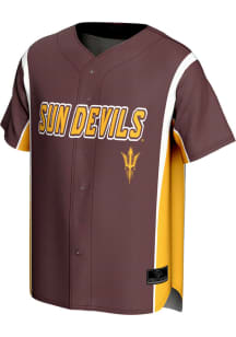 ProSphere Arizona State Sun Devils Mens Maroon Rival Baseball Jersey