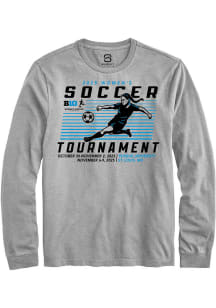 Summit Sportswear Big Ten Grey 2025 Women's Soccer Tournament Long Sleeve T Shirt