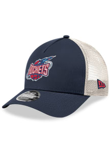 New Era Houston Rockets Navy Blue Team Classic Trucker 9FORTY Youth Adjustable Hat