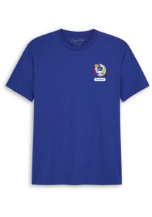 Class Trip Kansas Jayhawks Royal Blue Grateful Dead Skull Number One Design Short Sleeve T Shirt