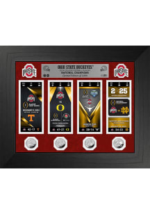 Ohio State Buckeyes 2024 Football National Champions Deluxe Road to Championship Plaque