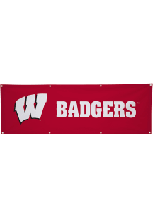 Wisconsin Badgers 2' x 6' Banner - Red
