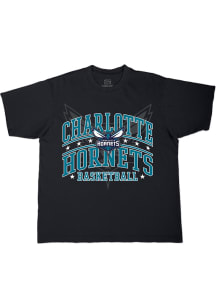 Charlotte Hornets Black No Regrets Short Sleeve Fashion T Shirt