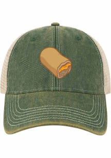 Omaha Storm Chasers Old Favorite Meshback Adjustable Hat - Kelly Green