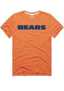 Homage Chicago Bears Orange Wordmark '74 Short Sleeve Fashion T Shirt