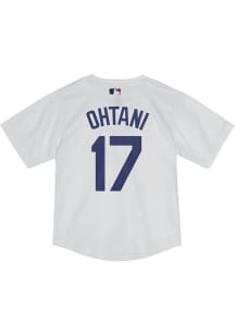 Shohei Ohtani  Los Angeles Dodgers Baby White Home Game Jersey Baseball Jersey