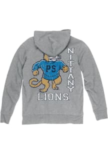 Blue 84 Penn State Nittany Lions Mens Grey Front Back Laguna Long Sleeve Full Zip Jacket
