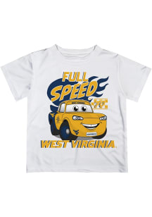 Vive La Fete West Virginia Mountaineers Infant Full Speed Short Sleeve T-Shirt White