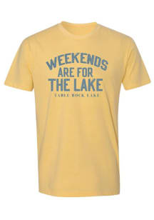 Branson Yellow Weekends Are For Short Sleeve Fashion T Shirt