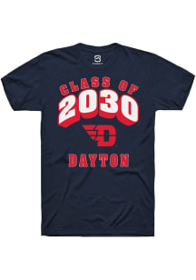 Summit Sportswear Dayton Flyers Navy Blue Class of 2030 Short Sleeve T Shirt
