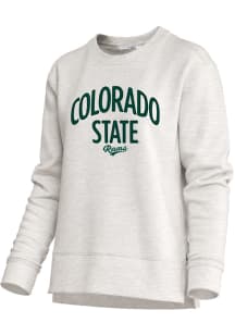Colorado State Rams Womens Oatmeal Unity Crew Sweatshirt