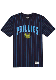 New Era Philadelphia Phillies Navy Blue City Connect Short Sleeve Fashion T Shirt