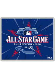 Philadelphia Phillies Souvenir 2026 All Star Game Rectangle Pin - Red