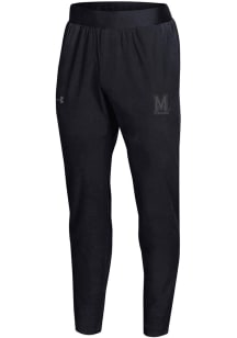 Under Armour Maryland Terrapins Mens Black Stretch Woven Pants