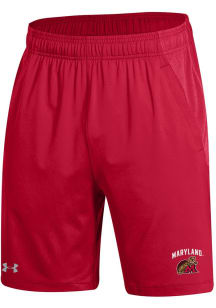 Under Armour Maryland Terrapins Mens Red Tech Vent Tech Vent Shorts