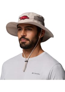 Columbia Arkansas Razorbacks Tan Bora Bora III Mens Bucket Hat