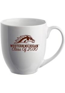 Western Michigan Broncos 16oz Class of 2030 Glossy Bistro Ceramic Mug - Brown