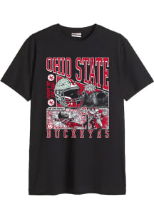 Ohio State Buckeyes Black Football Helmet Brutus Short Sleeve T Shirt