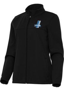 Antigua Detroit Lions Womens Black Links 2 Medium Weight Jacket