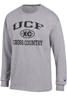 Champion UCF Knights Grey Cross Country Icon Jersey Long Sleeve T Shirt