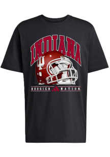 Adidas Indiana Hoosiers Black HOB Football Refresh Short Sleeve T Shirt
