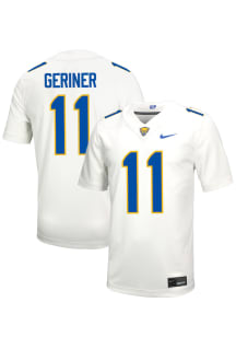 Holden Geriner  Nike Pitt Panthers White NIL Name And Number Football Jersey
