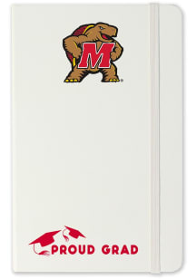 Maryland Terrapins Proud Grad Notebook and Folder - White