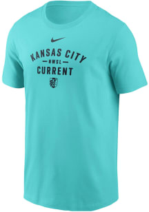 Nike KC Current Teal Cotton Short Sleeve T Shirt