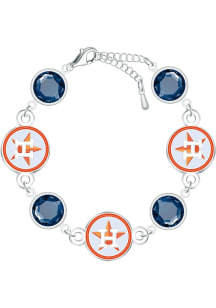 Houston Astros Disc Beaded Womens Bracelet