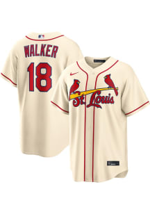 Jordan Walker St Louis Cardinals Mens Replica Alt Jersey - White