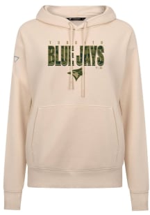 Levelwear Toronto Blue Jays Womens Brown Adorn Protect Hooded Sweatshirt