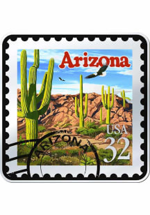 Arizona Vintage Stamp Stickers - Green