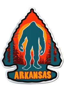 Arkansas Bigfoot Chrome Stickers - Green