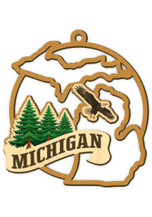 Michigan Wood Ornament