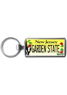 New Jersey Jersey Garden State Keychain - Yellow