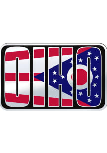 Ohio Flag Knockout Stickers - Blue
