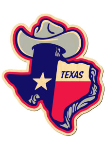 Texas Flag Hat Stickers - Blue