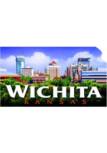 Wichita State Shape Skyline Magnet