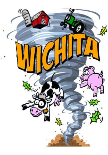 Wichita Tornado Magnet