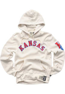 Wilt Chamberlain  Roots of Fight Kansas Jayhawks Mens White Basketball Fashion Hood