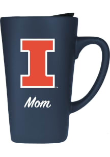 Illinois Fighting Illini 16oz Soft Touch Mom Ceramic Mug - Navy Blue