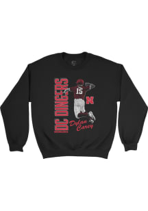 Dylan Carey Nebraska Cornhuskers Mens Black DC Dingers Player Crew