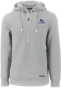 Cutter and Buck Creighton Bluejays Mens Ash Roam Hood