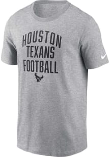 Nike Houston Texans Grey Rewind Essential Short Sleeve T Shirt