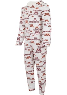 Concepts Sport Minnesota Golden Gophers Mens White PRIMARY LOGO Boxer Shorts