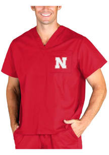 Concepts Sport Nebraska Cornhuskers Womens   Short Sleeve Scrubs