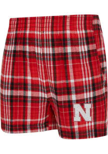 Concepts Sport Nebraska Cornhuskers Womens  Plaid Boxers
