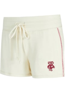 Concepts Sport Wisconsin Badgers Womens  Kaki Shorts