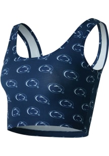 Concepts Sport Penn State Nittany Lions Womens Navy Blue Gauge Bralette Tank Top