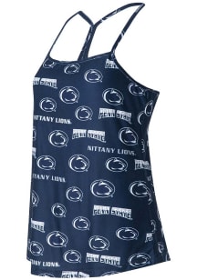 Concepts Sport Penn State Nittany Lions Womens Navy Blue  Tank Top
